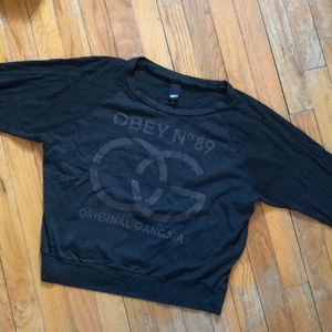 SOLD—-Obey Long Sleeved Shirt